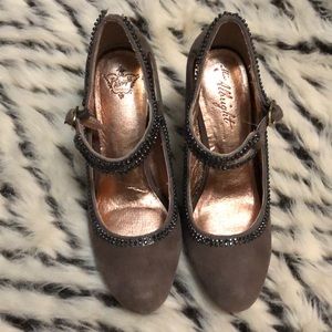 Miss Albright suede pumps.